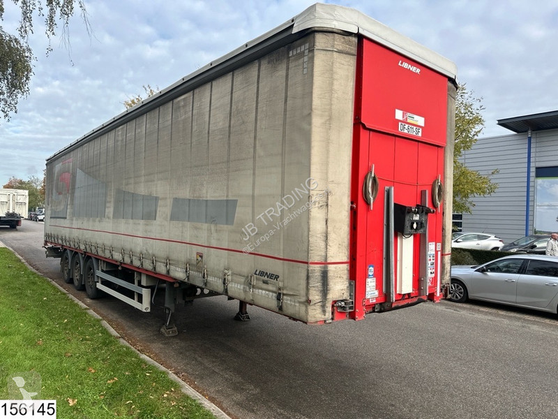 Félpótkocsi Lecitrailer Tautliner Lift axle