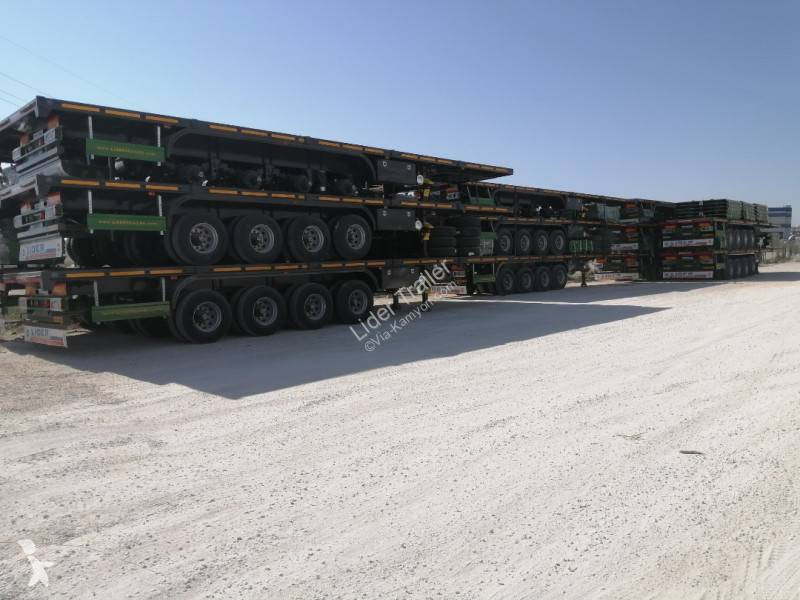 Oplegger Lider Flatbed ( 2 Axles + 1 Tandem )...