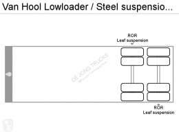 View images Van Hool Lowloader / Steel suspension / Double montage / Twist-locks semi-trailer