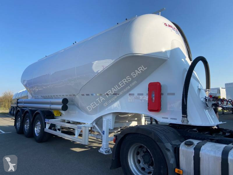 Semitrailer Omeps 39m3 plate Dispo octobre 2022