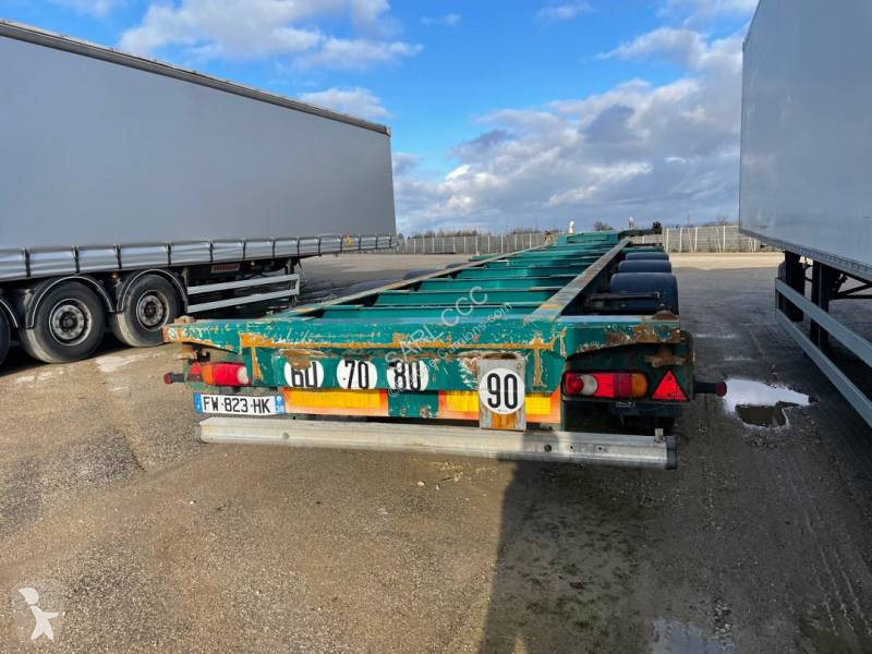 Location semi remorque Lecitrailer porte containers Surbaissé châssis