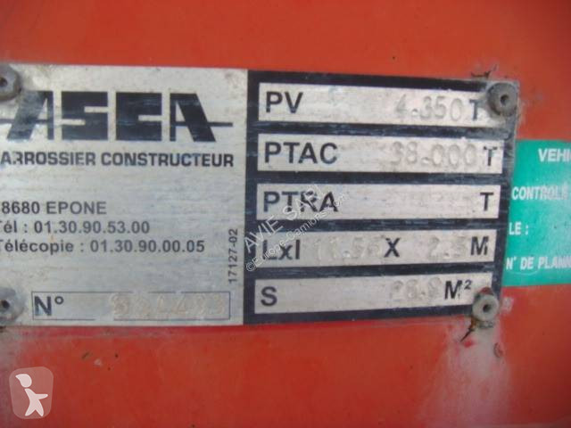 Semitrailer Asca PORTE CONTAINER ASCA 20 PIEDS...