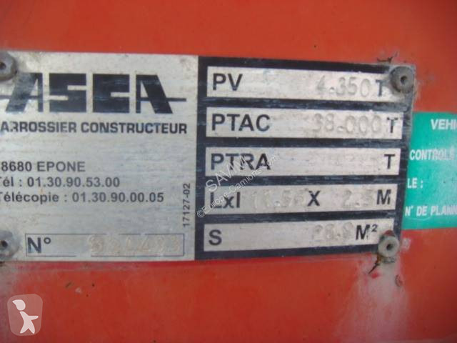 Semitrailer Asca PORTE CONTAINER ASCA 20 PIEDS...