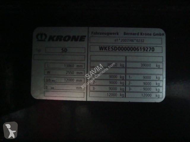 Semiremorca Krone PLATEAU KRONE 38T 3 ESSIEUX...