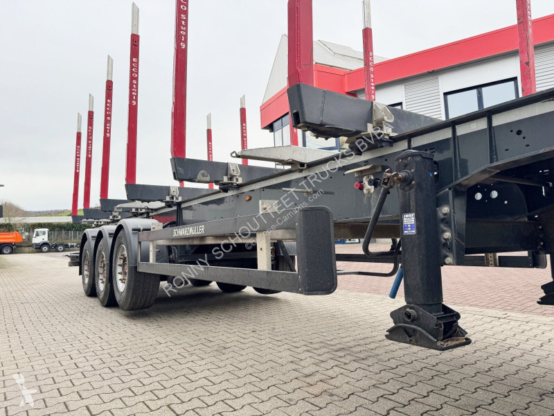 Semitrailer Schwarzmüller 3-Achs Holzauflieger...