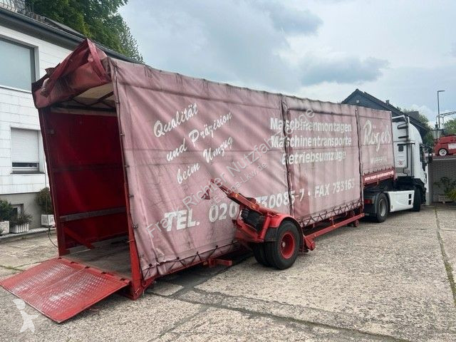 Semi reboque  Ruthmann Tieflader,1-Achs,HU05/24