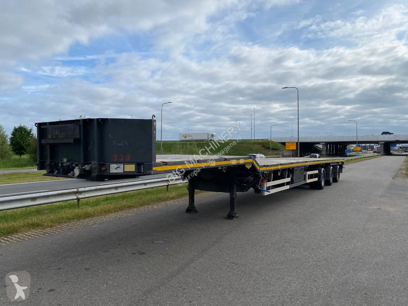 Sættevogn Broshuis trailer 3 -time extendable...
