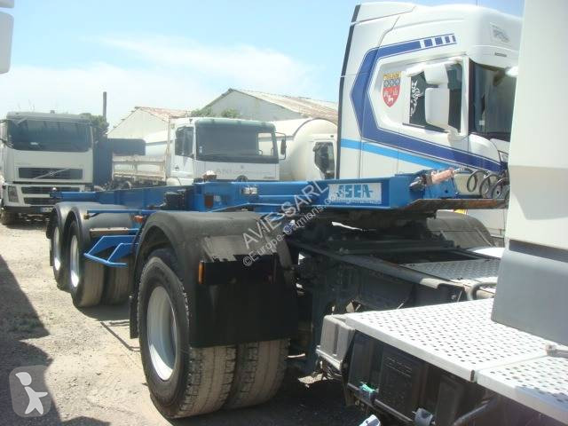 Semitrailer Asca PORTE CONTAINER 2 ESSIEUX 1996