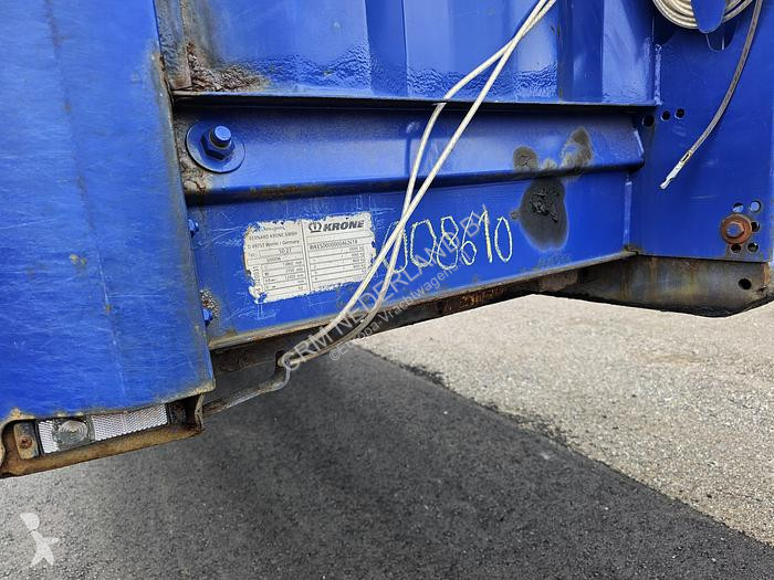 Semitrailer Krone 27 3 AXLE MEGA CURTAINSIDER...