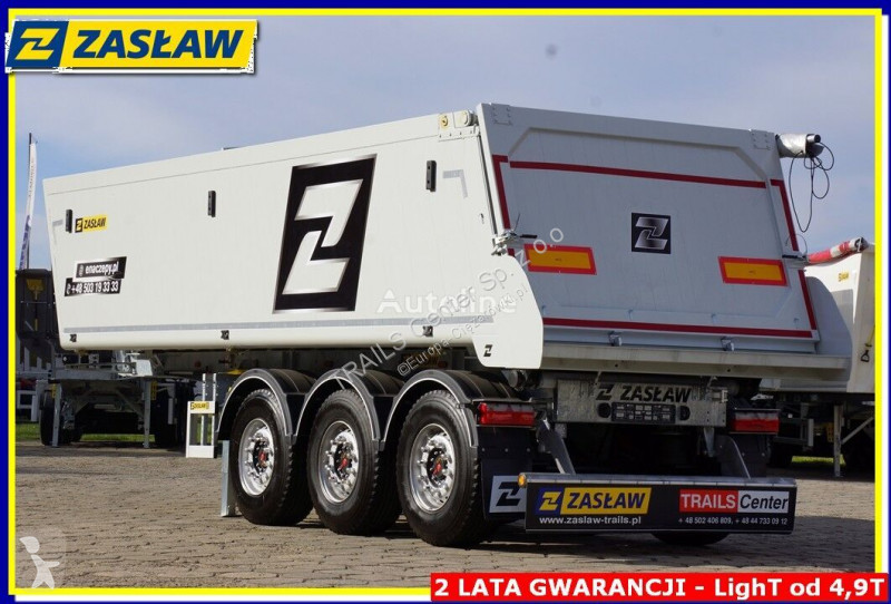 Semi remorque Zasław 28 m³ !! Light UP 4.990 kg...