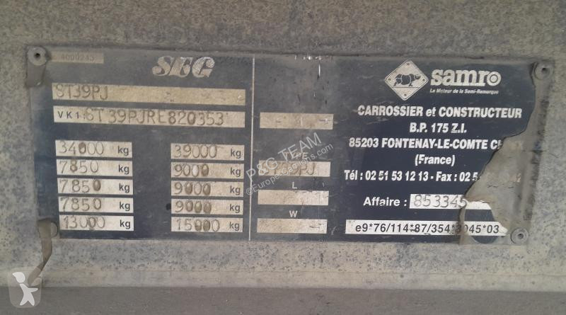 Semitrailer Samro  DEMENAGEMENT