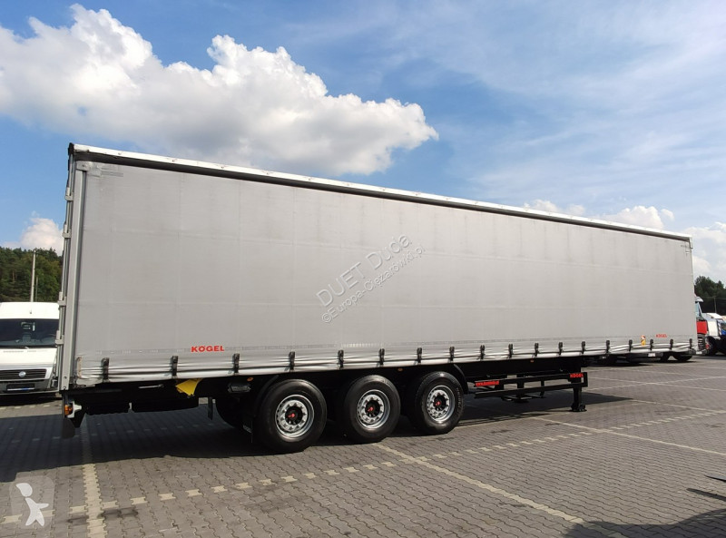 Semitrailer Kögel Coil mulda 3 Osie SAF Dach i...