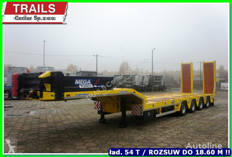 Semirimorchio Mega 4 axle low floor 18.600 m....