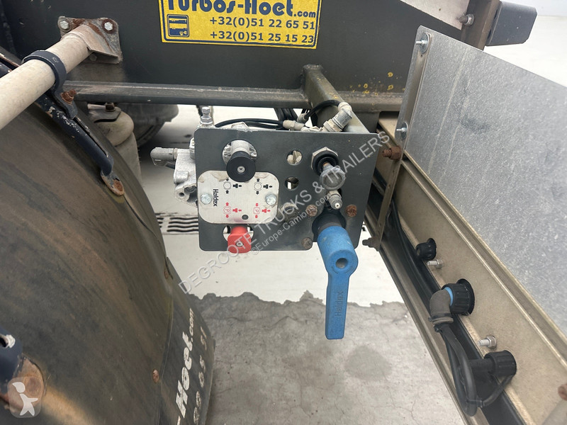 نصف مقطورة Turbo's Hoet BDF systeem
