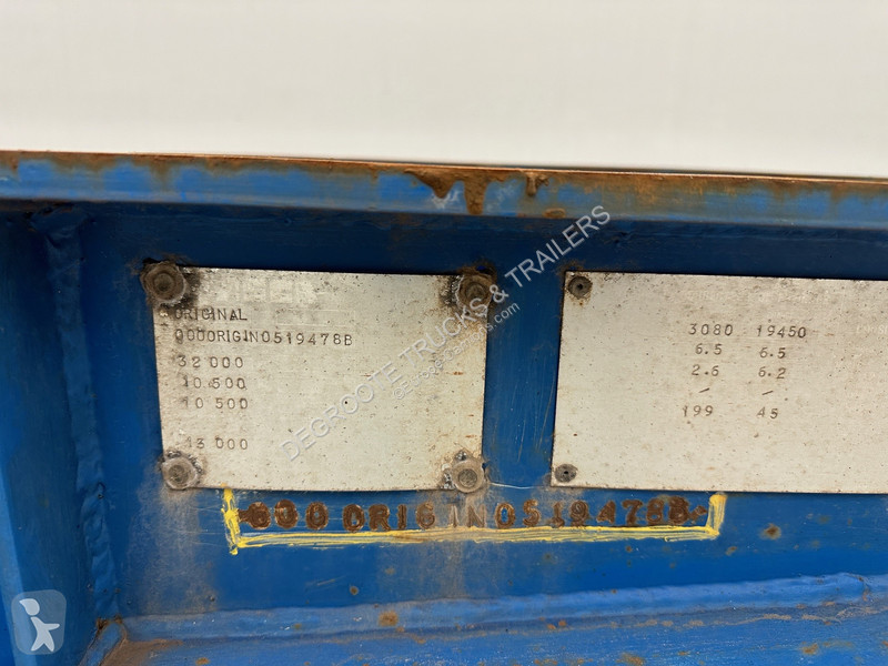 Semiremorca Asca Bi-train skelet 20 ft