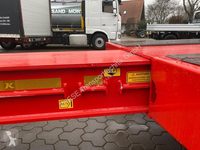 Semirimorchio Kässbohrer K.SLA 3 ausziehbarer...