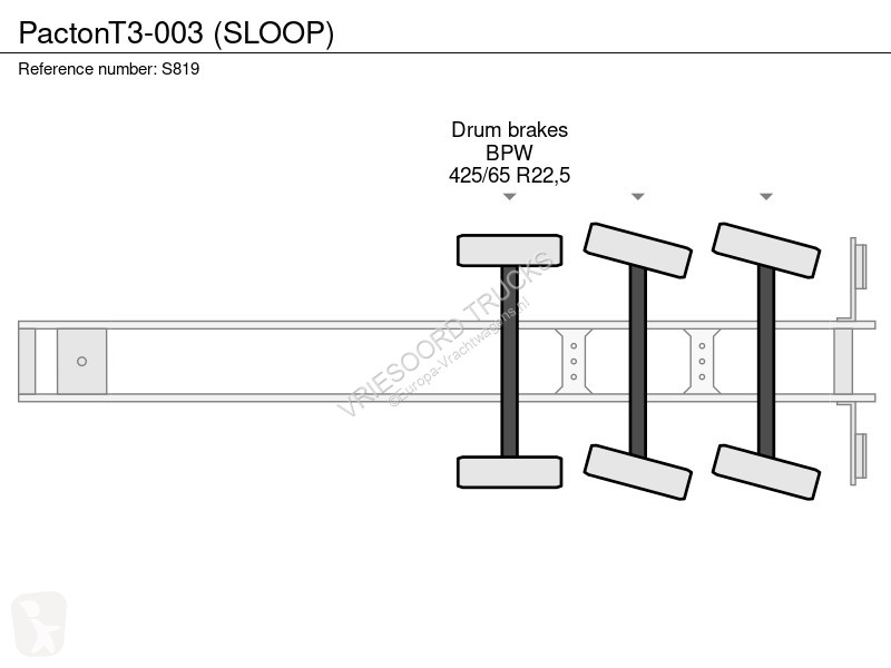 Semiremorca Pacton T3-003 (SLOOP)
