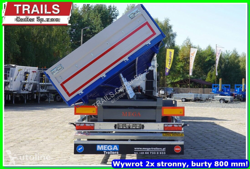 Semiremorca Mega 29 m³ / 12.600 m. 2 x side...