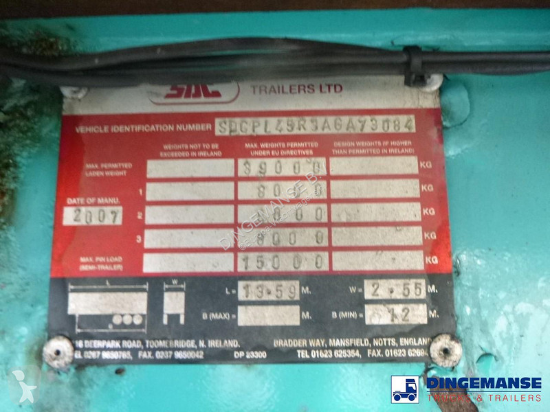 نصف مقطورة SDC Stack - 3 x platform trailer...