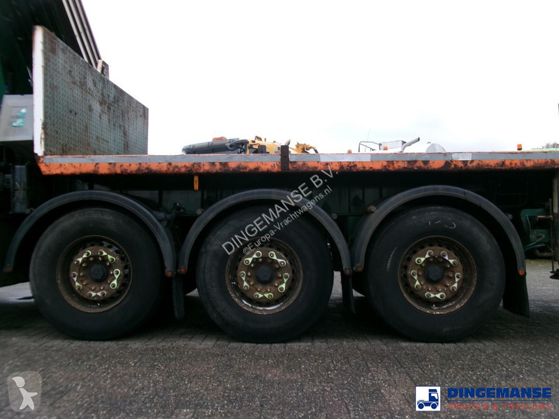 نصف مقطورة  Platform trailer + HMF 4720 K3 crane