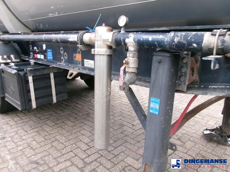 نصف مقطورة Feldbinder Powder tank alu 38 m3...