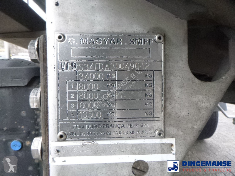 Semiremorca Magyar Bitumen tank inox 31.8 m3 /...