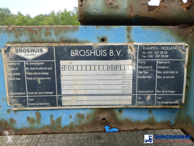 Semiremorca Broshuis 3-axle semi-lowbed trailer...