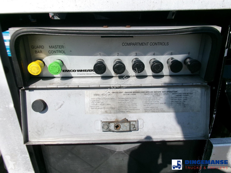 Oplegger  Fuel tank alu 43 m3 / 6 comp