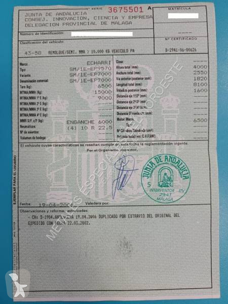 Semirimorchio Leciñena SM 1E-EP7000