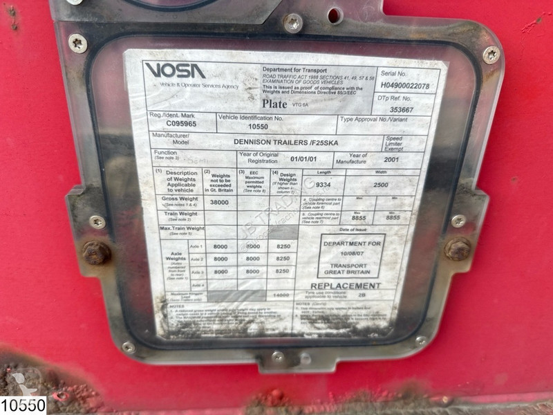 Semiremorca Dennison Container 20 - 30 - 40FT