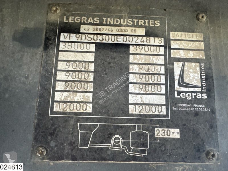 نصف مقطورة Legras Walking floor 95 M3
