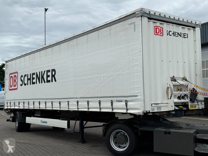 Semitrailer Krone City trailer met schuifzeilen...
