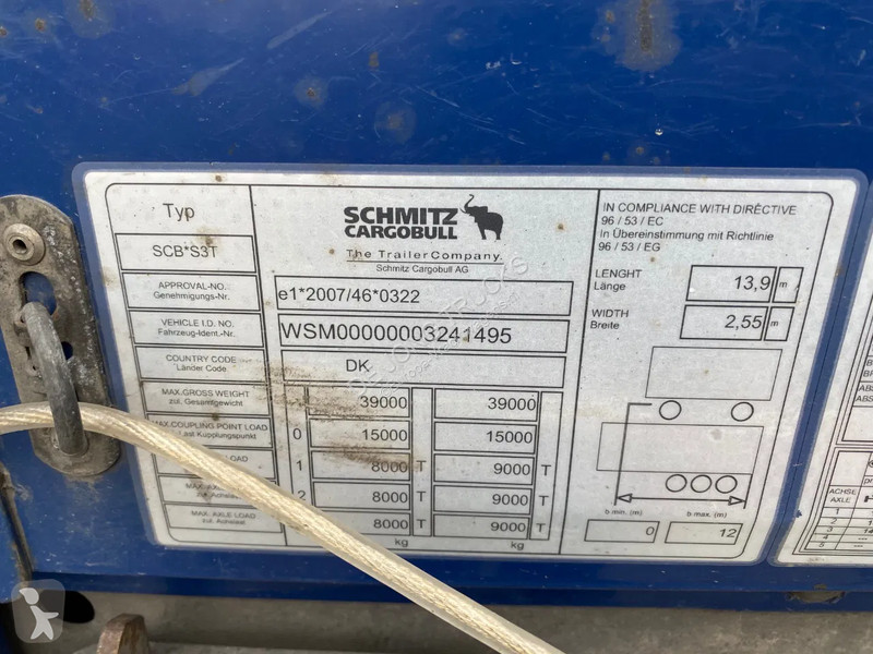 Semirimorchio Schmitz Cargobull SCB*S3T /...