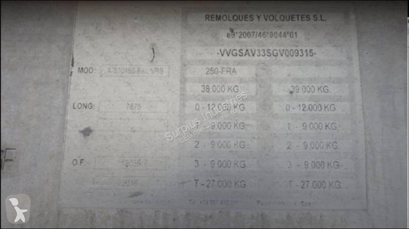 Semitrailer Tisvol TERRA