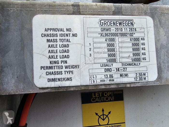 Semiremorca Groenewegen DRO-14-27 DUTCH QUALITY...