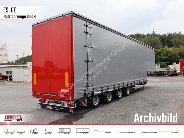 Semiremorca ES-GE 4-Achs-Satteltieflader mit...