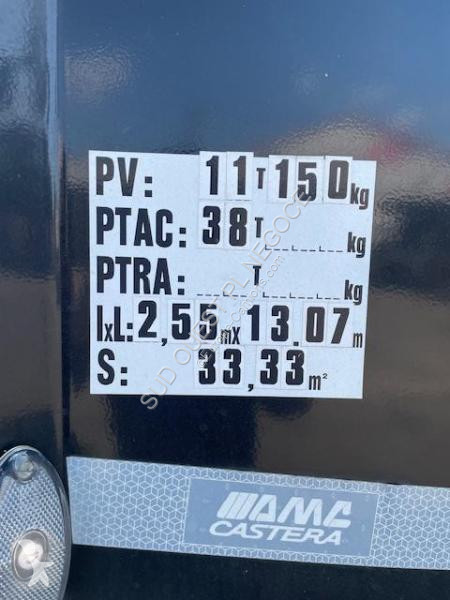 Semitrailer Castera  PORTE ENGIN 3 ESSIEUX