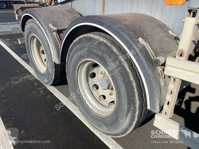 Oplegger  Semitrailer Tipper Steel half pipe body