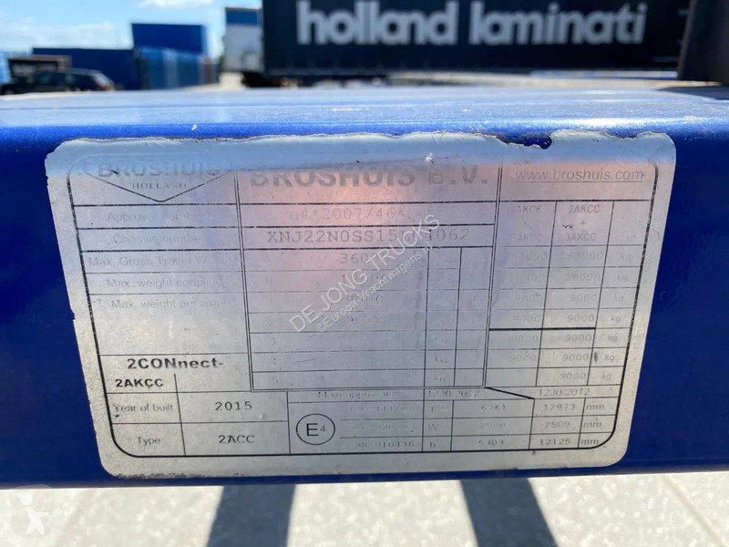 Semiremorca Broshuis 2Connect 2AKCC / 4 Axles /...