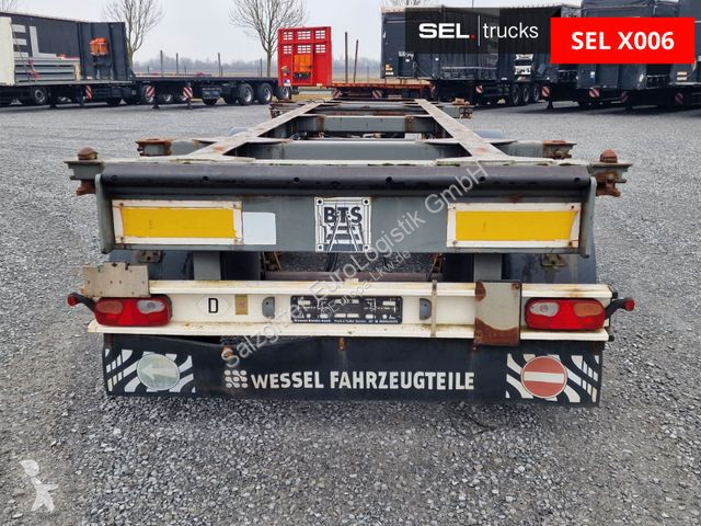 نصف مقطورة Krone C 24 Containerchassie (Gesamt...