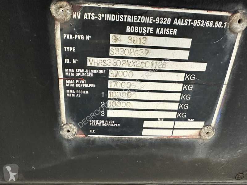 Semiremorca Robuste Kaiser 25 cub in steel