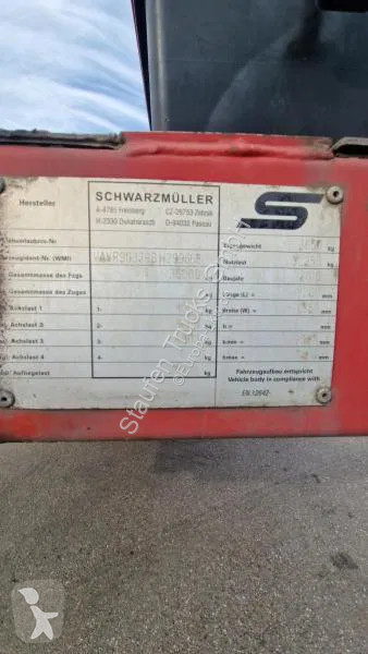 Semitrailer Schwarzmüller kurzes 3- Achs...