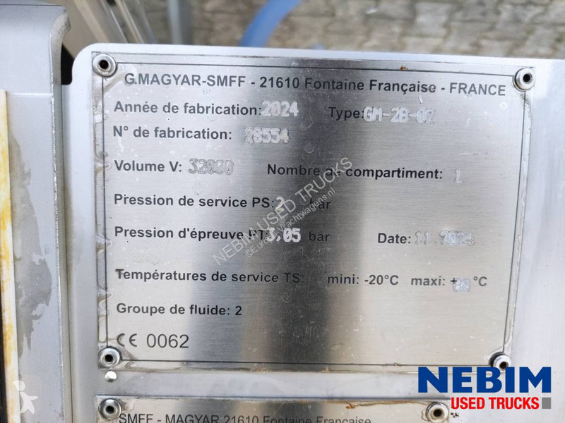Semi reboque Magyar GM-2B-02 - 32.000Ltr - FOOD...