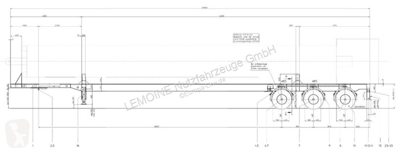 Oplegger Goldhofer 3-Achs SPZ-DL3-38/80 Spezial...