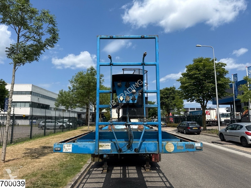 Semi remorque Samro open laadbak Hiab
