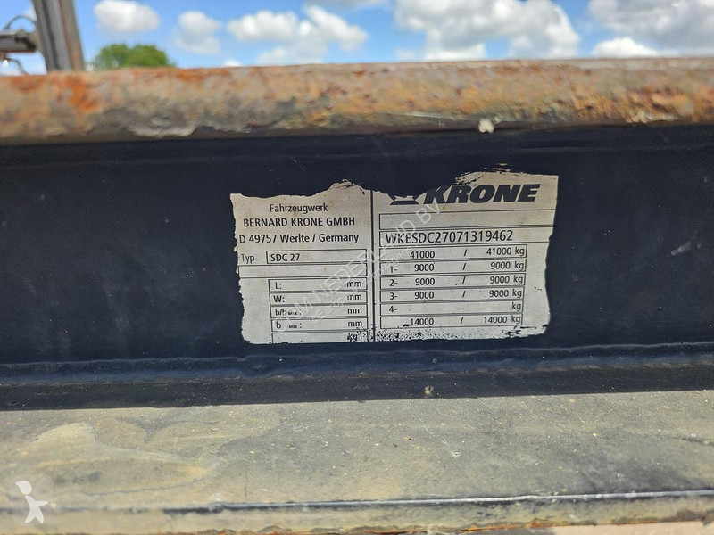 Semitrailer Krone | EXTENDIBLE CHASSIS 40 FT 2...