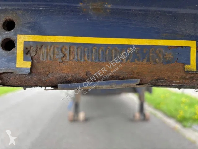 Oplegger Krone Flatbed met rongen 41 ton...