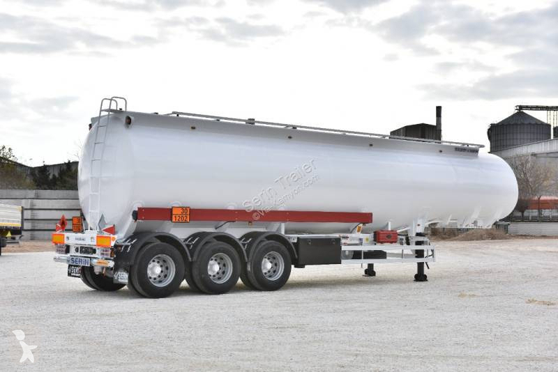 Semi remorque Serin Aluminum  Fuel Oil Tanker...