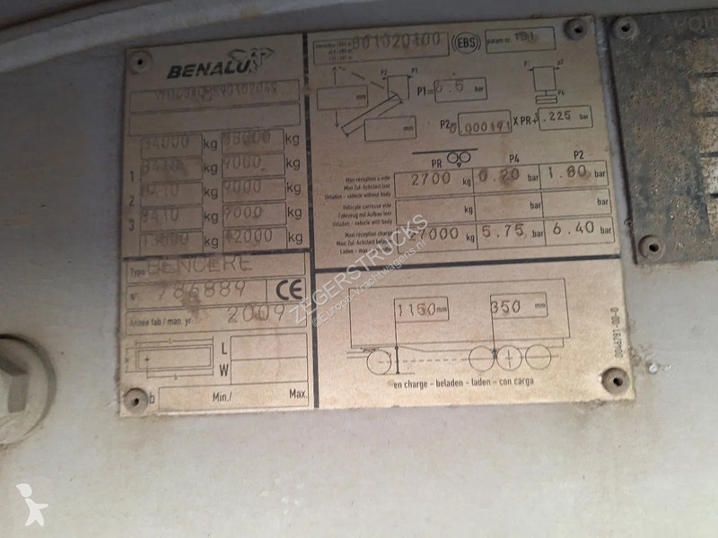 Semirimorchio Benalu C34
