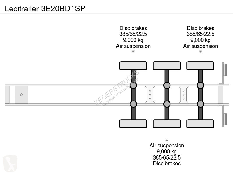 Oplegger Lecitrailer 3E20BD1SP